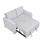9027GRY-2CL Convertible Love Seat with Pull-out Bed - 9027GRY-2CL
