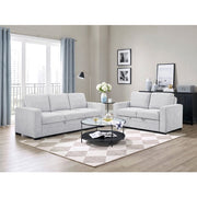 9027GRY-3CL Convertible Sofa with Pull-out Bed - 9027GRY-3CL