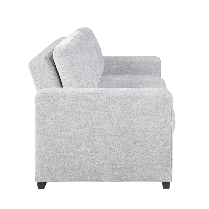 9027GRY-3CL Convertible Sofa with Pull-out Bed - 9027GRY-3CL