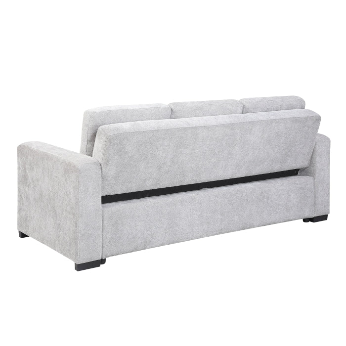 9027GRY-3CL Convertible Sofa with Pull-out Bed - 9027GRY-3CL