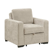 9027TPE-1CL Convertible Chair with Pull-out Bed - 9027TPE-1CL