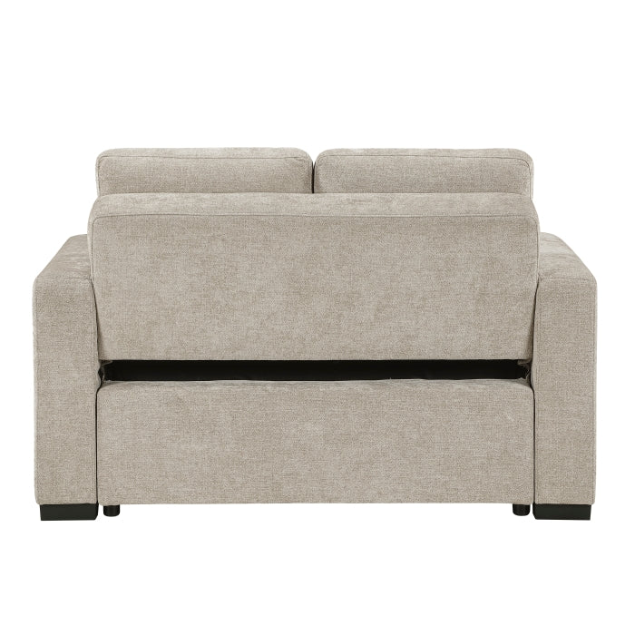 9027TPE-2CL Convertible Love Seat with Pull-out Bed - 9027TPE-2CL