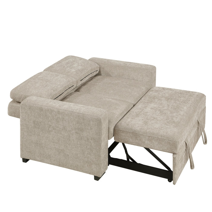 9027TPE-2CL Convertible Love Seat with Pull-out Bed - 9027TPE-2CL