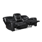 9037BLK*2 2pc Set: Sofa, Love - 9037BLK*2
