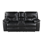 9037BLK*2 2pc Set: Sofa, Love - 9037BLK*2