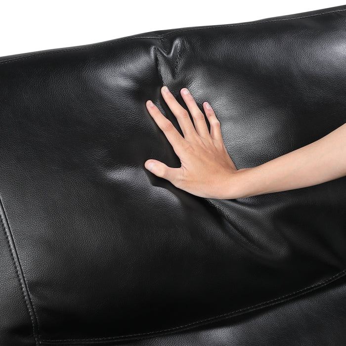 9037BLK*2 2pc Set: Sofa, Love - 9037BLK*2