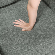 9050GRN-1SL Chair with Pull-out Ottoman, Arms with Shelves and Charging Ports - 9050GRN-1SL