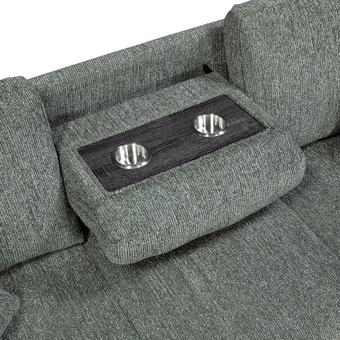 9050GRN*2SL 2pc Set: Sofa, Love - 9050GRN*2SL
