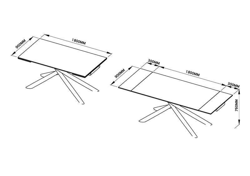 9063 Dining Marble Table - i29403 - Lara Furniture