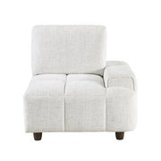 9067TPE*6LC1R 6-Piece Modular Sectional with Left Chaise, Console with Hidden Storage, Wireless Speakers, Wireless Chargers, Swivel Table Top, Reading Lights and Charging Ports - 9067TPE*6LC1R