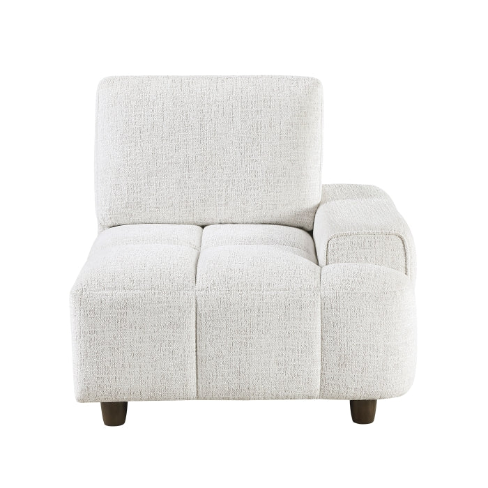9067TPE*6LC1R 6-Piece Modular Sectional with Left Chaise, Console with Hidden Storage, Wireless Speakers, Wireless Chargers, Swivel Table Top, Reading Lights and Charging Ports - 9067TPE*6LC1R