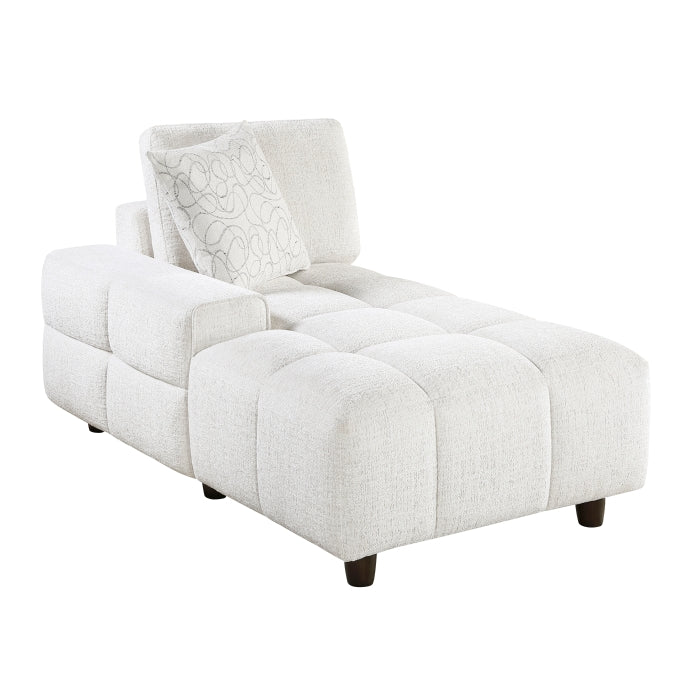9067TPE*6LC1R 6-Piece Modular Sectional with Left Chaise, Console with Hidden Storage, Wireless Speakers, Wireless Chargers, Swivel Table Top, Reading Lights and Charging Ports - 9067TPE*6LC1R