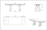 9086 Table - i32077 - Lara Furniture
