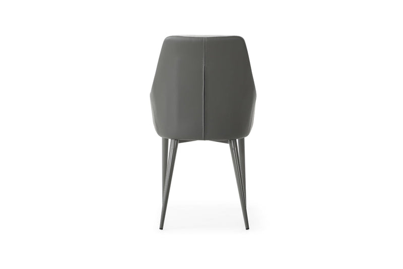 9087 Table Dark grey with 1254 chairs SET - p12871