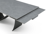 9087 Table Dark grey with 1254 chairs SET - p12871