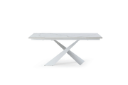 9113 Dining Table With 1218 Swivel Grey Chairs Set - Lara FurnitureDining Room Set