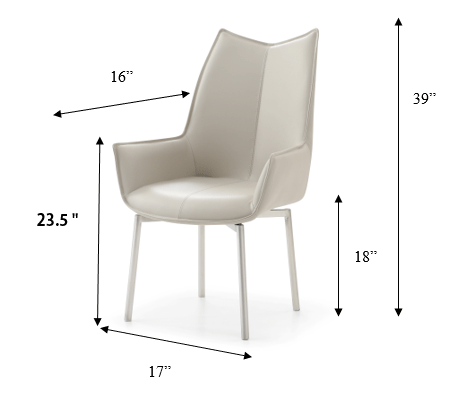 9113 Dining Table with 1218 swivel grey taupe chairs SET - p11819