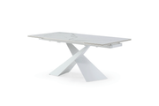 9113 Dining Table with 1218 swivel grey taupe chairs SET - p11819