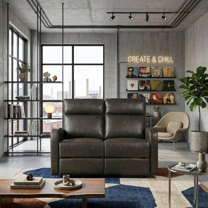 9147PUE-2 Double Reclining Love Seat - 9147PUE-2
