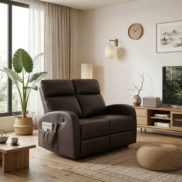 9147PUE-2 Double Reclining Love Seat - 9147PUE-2