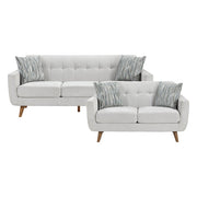 9149BEG*2L 2pc Set: 86'' Sofa, Love Seat - 9149BEG*2L