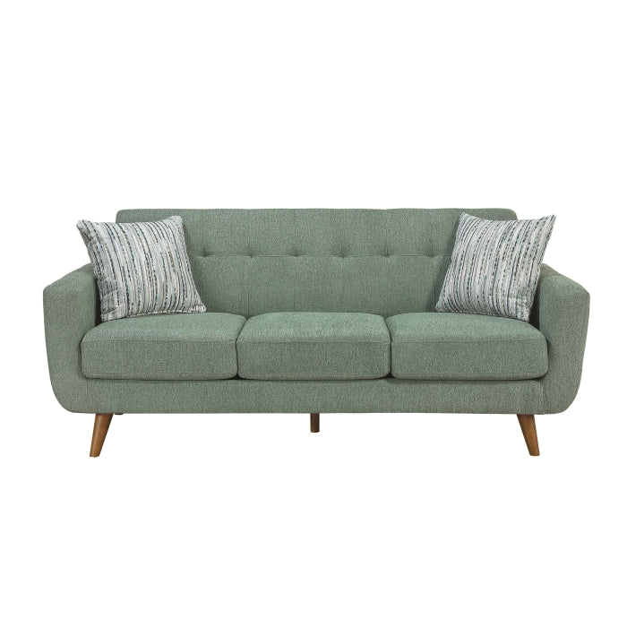 9149GRN*2M 2pc Set: 80'' Sofa, Love Seat - 9149GRN*2M