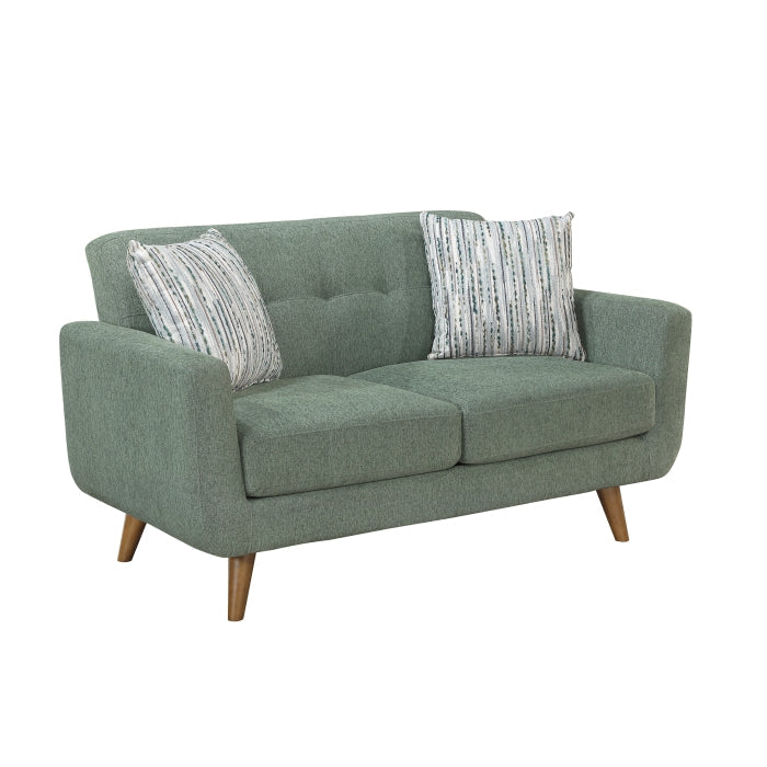 9149GRN*2S 2pc Set: 72'' Sofa, Love Seat - 9149GRN*2S