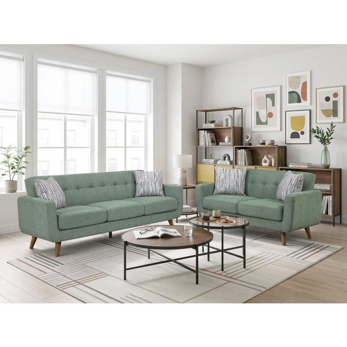 9149GRN-3L 86" Sofa - 9149GRN-3L
