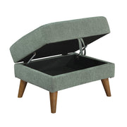 9149GRN-4 Storage Ottoman - 9149GRN-4