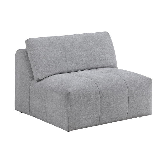 9155GY*51L1R (5)5-Piece Modular Sectional - 9155GY*51L1R