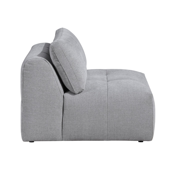 9155GY*51L1R (5)5-Piece Modular Sectional - 9155GY*51L1R