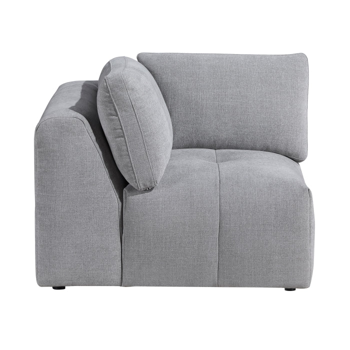 9155GY*51L1R (5)5-Piece Modular Sectional - 9155GY*51L1R