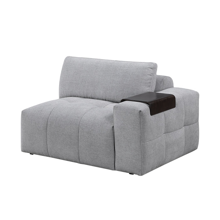 9155GY*51L1R (5)5-Piece Modular Sectional - 9155GY*51L1R