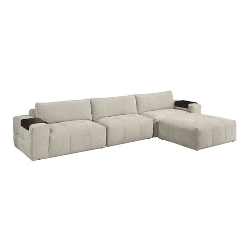 9155TP*41L1ROT (4)4-Piece Modular Sectional with Ottoman - 9155TP*41L1ROT