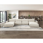 9155TP*61L1R2OT (6)6-Piece Modular Sectional with Two Ottomans - 9155TP*61L1R2OT