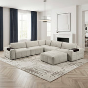 9155TP*61L1ROT (6)6-Piece Modular Sectional with Ottoman - 9155TP*61L1ROT