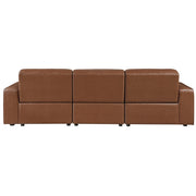 9170BRW-3PW* (3)Power Double Reclining Sofa - 9170BRW-3PW*