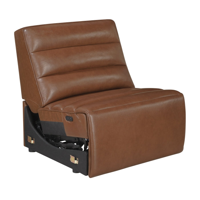 9170BRW-ARPW (3/5)Power Armless Reclining Chair - 9170BRW-ARPW