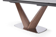 9188 Table with 1218 swivel blue chairs SET - p12718