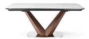 9188 Table with 1218 swivel grey taupe chairs SET - p12723