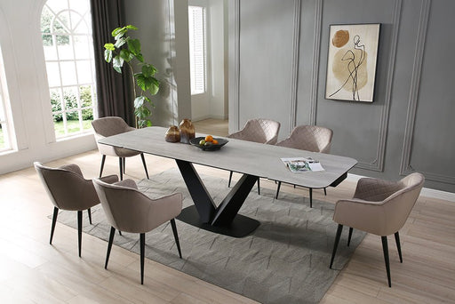 9189 Table With 1117 Chairs Set - Lara FurnitureDining Room Set