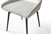 9189 Table with 1239 swivel beige chairs SET - p12712