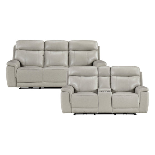 9199TPE*2PWH 2pc Set: Sofa, Love (Power) - 9199TPE*2PWH