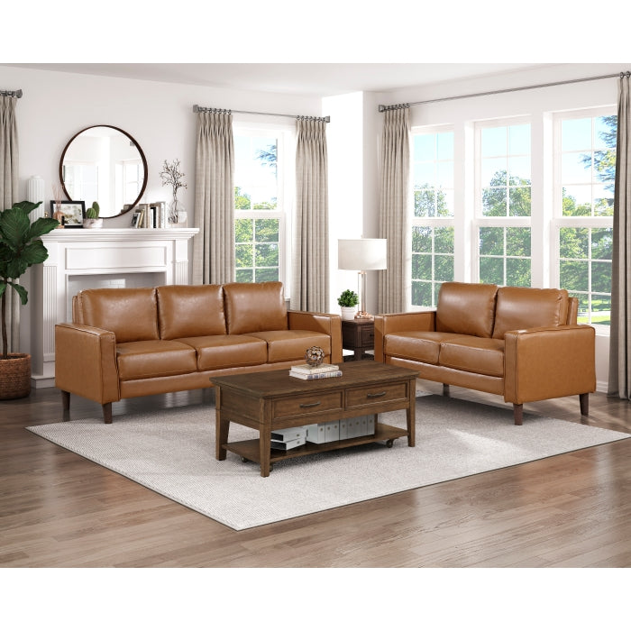 9203BRW-2 Love Seat - 9203BRW-2