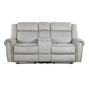 9204MT-2 Double Reclining Love Seat with Center Console - 9204MT-2