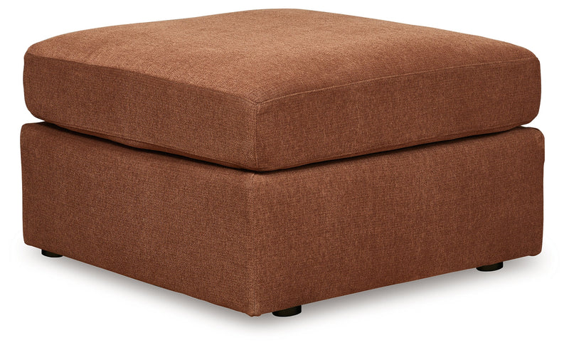 Modmax Spice 6-Piece RAF Chaise Sectional with Ottoman and Console with Audio System from Ashley - Lara Furniture
