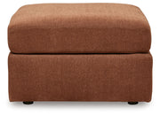 Modmax 6-Piece RAF Chaise Sectional with Ottoman and Storage Console in Spice from Ashley - Lara Furniture