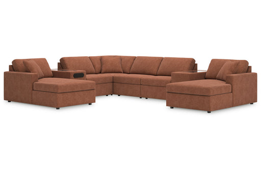 Modmax Spice 8-Piece Sectional with Chaise -   - Lara Furniture