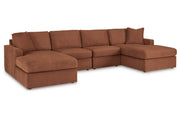 Modmax Spice 4-Piece Sectional with Chaise -  Ashley - Lara Furniture