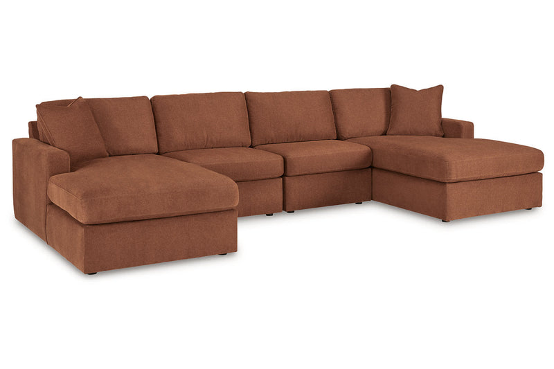 Modmax Spice 4-Piece Sectional with Chaise -  Ashley - Lara Furniture